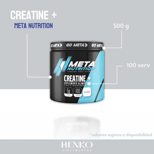 Creatina Monohidratada | Meta Nutrition | 500g