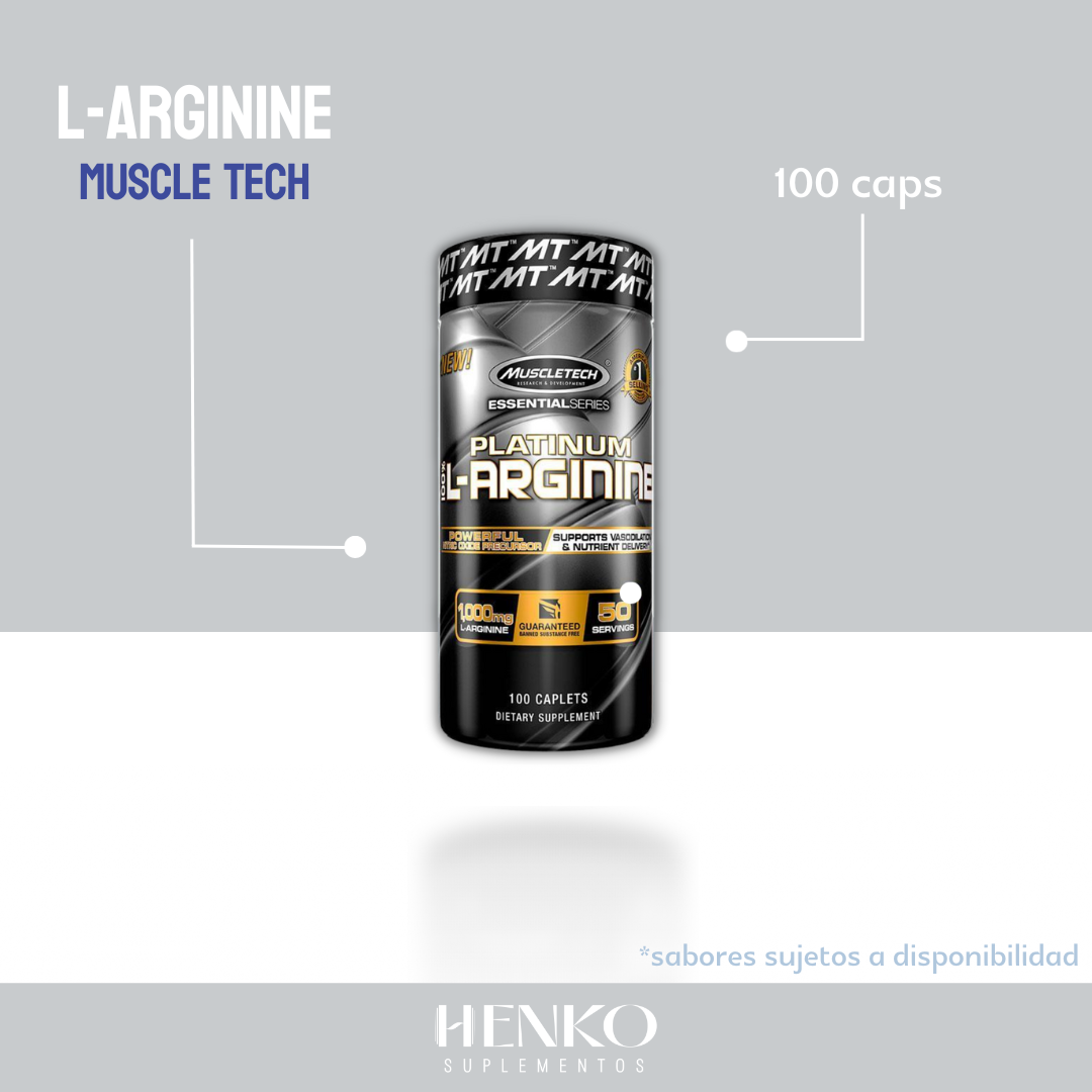 Platinum L-arginine | MUSCLE TECH | 100cps