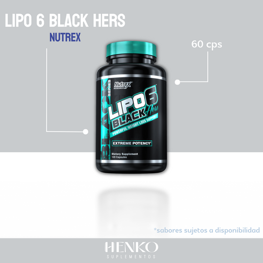 Lipo 6 Black Hers | NUTREX | 60cps