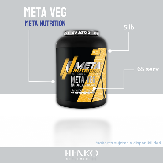Meta Veg Proteína Whey| META NUT | 5 lb