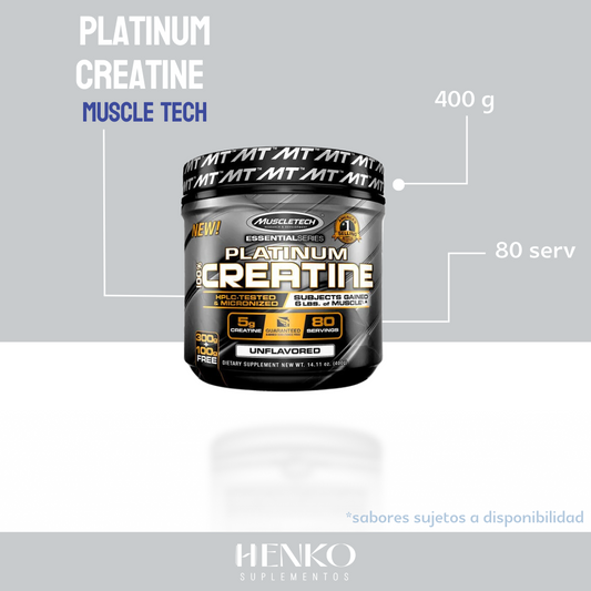 Platinum Creatine | Muscle Tech | 400 g