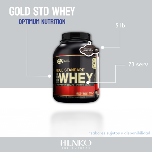 Gold Std Proteína Whey | ON | 5 lb